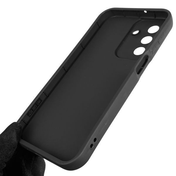 Чехол силиконовый оригинальный Soft Touch с 3D принтом смешного теда мишки для Samsung Galaxy A17 5G (SM-A175F) черный (Полная защита камеры) 0048603 фото
