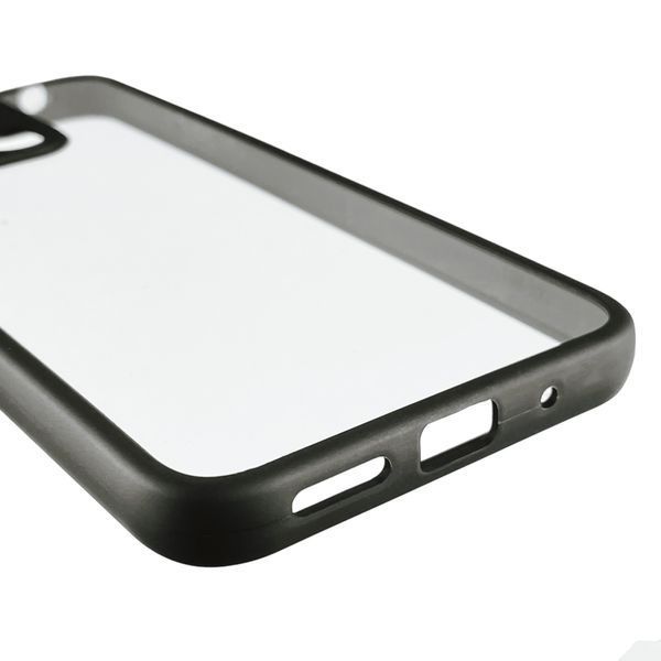 Чохол для Xiaomi Redmi 10C з кольоровими високими бортами редмі 10с чорний 0007836 фото