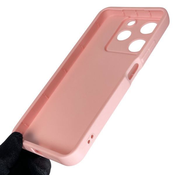 Чехол силиконовый Soft Touch для TECNO Spark 10 Pro (KI7) розовый (Полная защита камеры) 0044299 фото