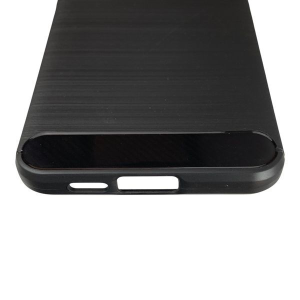 Чохол для телефона Samsung Galaxy S24 FE (SM-S721B) карбоновий протиударний з високими бортами чорний 0052233 фото