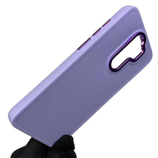 Чохол для Xiaomi Redmi Note 8 Pro матовий з високими бортами з мікрофіброю на сяомі редмі нот 8 про бузковий 0002280 фото