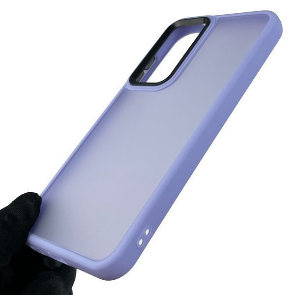 Чехол для Samsung Galaxy S23 FE SM-S71 противоударный матовый с высокими бортами на самсунг с23 фе сиреневый 0000768 фото