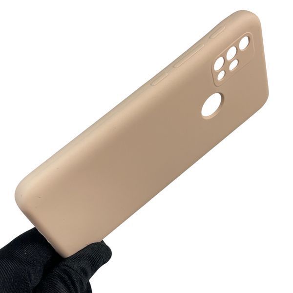 Чехол для Motorola Moto G30 (989606) силиконовый с микрофиброй нескользящий на моторола г30 пудровый 0031776 фото