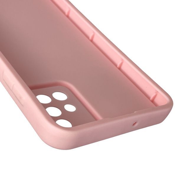 Чохол силіконовий Soft Touch з 3D принтом милий ведмедик для Samsung Galaxy A71 (SM-A715F) рожевий (Повний захист камери) 0044817 фото