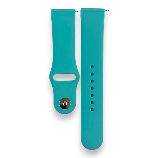 Ремінець силіконовий 20 мм для Xiaomi Watch S2 (42mm) бірюзовий 0054641 фото
