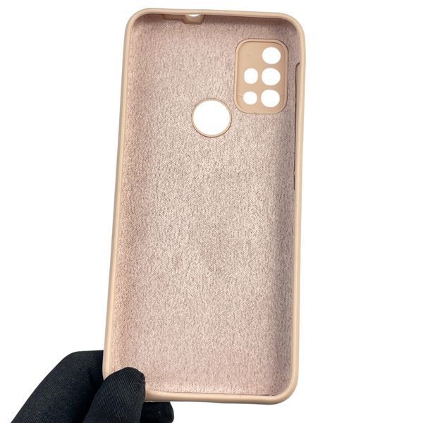 Чехол для Motorola Moto G30 (989606) силиконовый с микрофиброй нескользящий на моторола г30 пудровый 0031776 фото