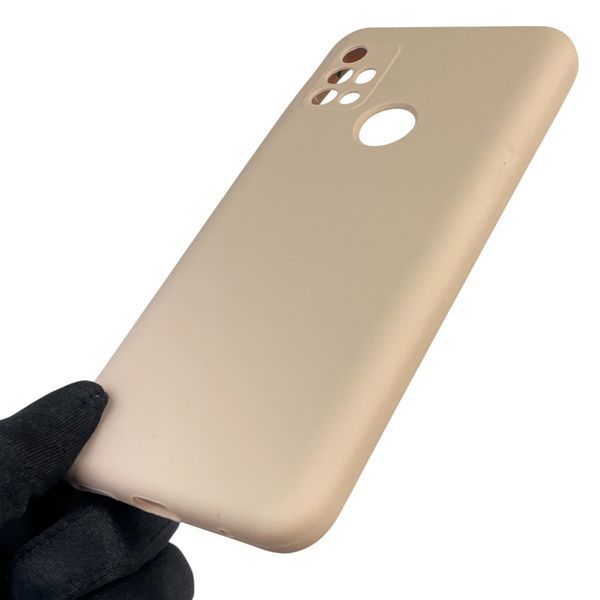 Чехол для Motorola Moto G30 (989606) силиконовый с микрофиброй нескользящий на моторола г30 пудровый 0031776 фото