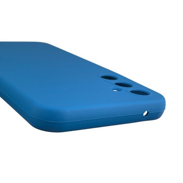 Чехол для Samsung Galaxy A34 5G (SM-A346E) силиконовый с микрофиброй нескользящий на самсунг а34 5г синий 0031929 фото
