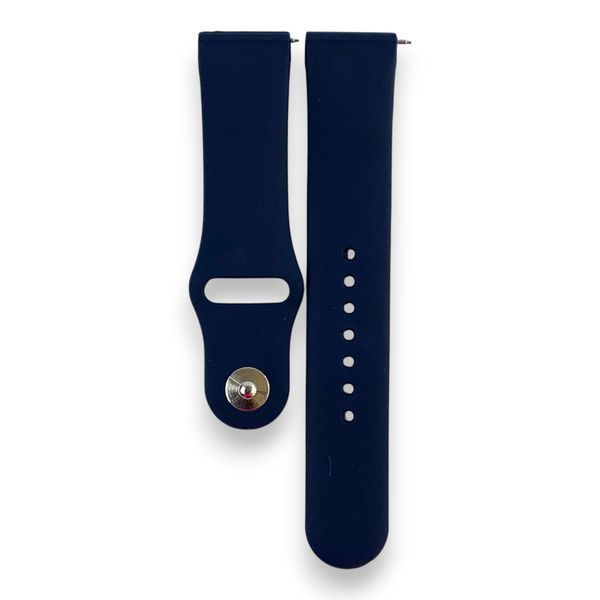 Ремешок силиконовый 20 мм для Samsung Gear Sport темно-синий 0055563 фото