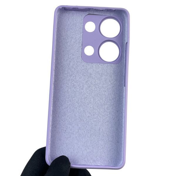 Чехол для Xiaomi POCO M6 Pro 4G силиконовый с микрофиброй нескользящий на сяоми поко м6 про 4г сиреневый 0032516 фото