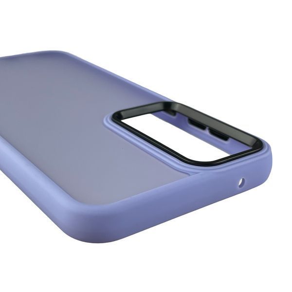 Чехол для Samsung Galaxy S23 FE SM-S71 противоударный матовый с высокими бортами на самсунг с23 фе сиреневый 0000768 фото