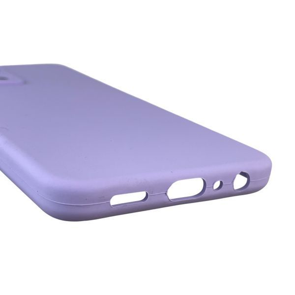 Чохол для Oppo Reno 7 4G силіконовий з мікрофіброю нековзний на оппо рено 7 4г бузковий 0031798 фото