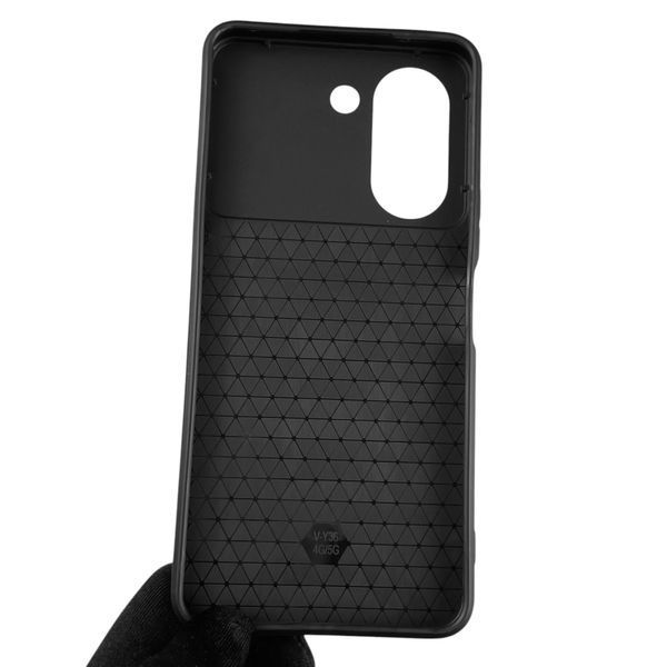 Чехол для Vivo Y27S бронированный с кольцом-держаталем со шторкой на виво у27с черный rg1 0013494 фото