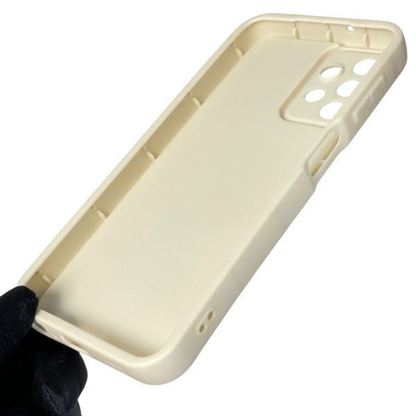 Чехол силиконовый Soft Touch с 3D принтом мема сибу для Samsung Galaxy A13 4G (SM-A135F) молочный (Полная защита камеры) 0048076 фото
