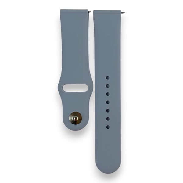 Ремешок силиконовый 22 мм для Gelius Amazwatch Ultra серый 0056917 фото