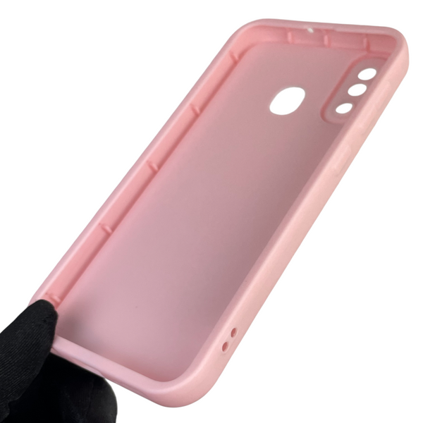 Чохол силіконовий Soft Touch з 3D принтом для Samsung Galaxy A20 (SM-A205F) рожевий (Повний захист камери) 0041926 фото
