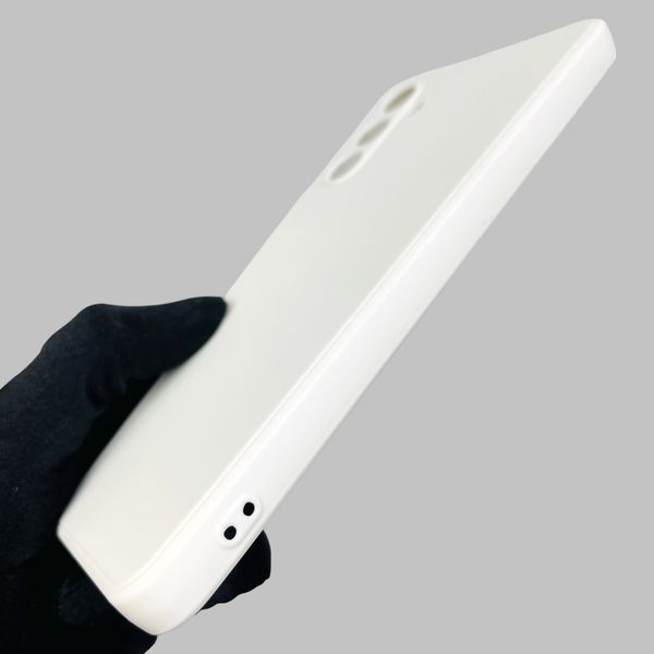 Чехол для Samsung Galaxy M54 5G SM-M546B с квадратными гранями с защитой камеры на самсунг м54 5г белый 0001534 фото