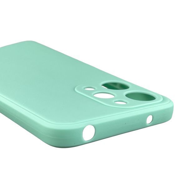 Чехол для Xiaomi Redmi 12 5G с квадратными гранями с защитой камеры на сяоми редми 12 5г мятный 0012748 фото