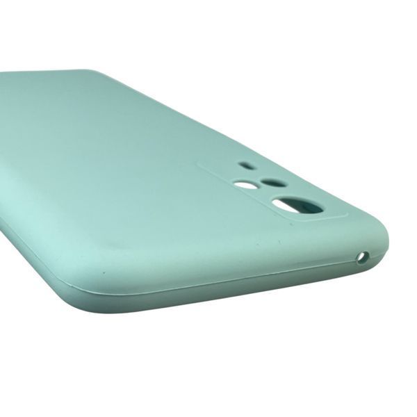 Чехол для Vivo Y31 силиконовый с микрофиброй нескользящий на виво у31 бирюзовый 0032360 фото