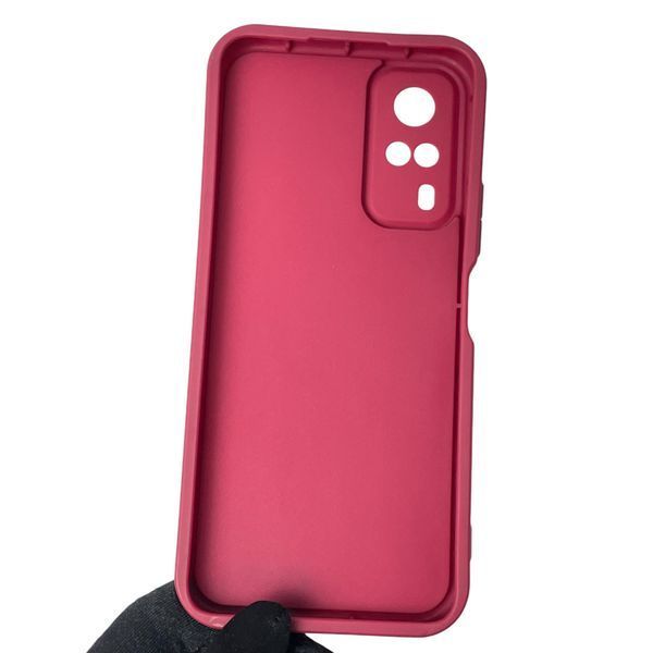 Чохол силіконовий Soft Touch з 3D принтом злого кота для Vivo Y31 бордовий (Повний захист камери) 0047040 фото