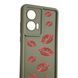 Чехол силиконовый Soft Touch с 3D принтом Губы для Samsung Galaxy A25 5G (SM-A256B) коричневый (Полная защита камеры) 0068694 фото 3