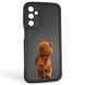 Чехол силиконовый оригинальный Soft Touch с 3D принтом смешного теда мишки для Samsung Galaxy M34 5G (SM-M346) черный (Полная защита камеры) 0048754 фото 1