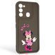 Чохол силіконовий Soft Touch з 3D принтом чарівна мінні маус для TECNO Spark 8C (KG5k) коричневий (Повний захист камери) 0050518 фото 1