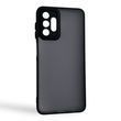 Чохол для Samsung Galaxy A04s чорний матовий напівпрозорий (бампер, захист камери)