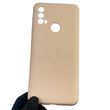 Чохол для Motorola Moto E40 силіконовий з мікрофіброю нековзний на моторола е40 пудровий 0031705 фото