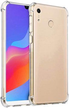 Чохол для Honor 8A прозорий з бронь кутами (протиударний TPU, хонор 8а) 0061497 фото