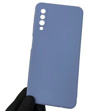 Чохол для Samsung Galaxy A7 2018 SM-A750 із квадратними гранями із захистом камери на самсунг а7 2018 блакитний 0001270 фото