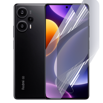 Плёнка гидрогелевая для Xiaomi Redmi Note 12 Turbo МАТОВАЯ противоударная сяоми редми нот 12 турбо прозрачная 0004044 фото