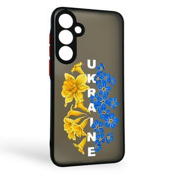 Чохол для телефона Samsung Galaxy A35 5G (SM-A356B) с 3D принтом патріотичним із захистом камери на самсунг а35 5г чорний 0038011 фото