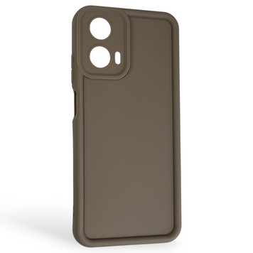 Чохол силіконовий Soft Touch для Motorola Moto G24 (PB1E0003RS) коричневий (Повний захист камери) 0043967 фото