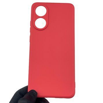 Чехол для OPPO A78 4G с квадратными гранями с защитой камеры на оппо а78 4г красный 0012447 фото
