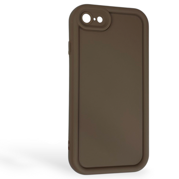 Чехол силиконовый Soft Touch для Apple iPhone 7 коричневый (Полная защита камеры) 0044245 фото