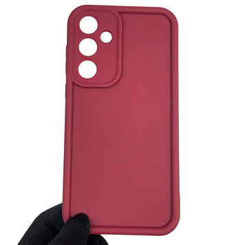 Чехол силиконовый Soft Touch для Samsung Galaxy A35 5G (SM-A356B) бордовый (Полная защита камеры) 0039647 фото