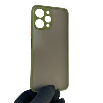 Чехол для телефона Xiaomi Redmi 12 4G с высокими бортами с защитой камеры на сяоми редми 12 зеленый 0026203 фото