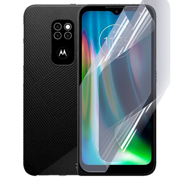 Плёнка гидрогелевая для Motorola Defy 2021 МАТОВАЯ противоударная на моторола дефи 2021 прозрачная 0033442 фото
