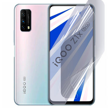 Плёнка гидрогелевая для VIVO IQOO Z1X МАТОВАЯ противоударная на виво айку з1х прозрачная 0034955 фото
