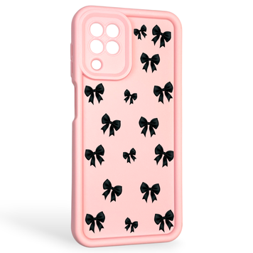 Чехол силиконовый Soft Touch с 3D принтом для Samsung Galaxy M32 4G (SM-M325F) пудровый (Полная защита камеры) 0040461 фото
