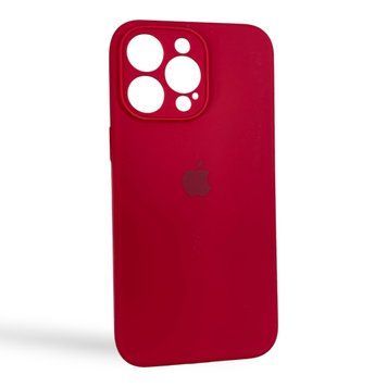 Чохол Silicone Case для Apple iPhone 15 Pro Max бордовий Plum (софт-тач, повний захист камери) 0073813 фото