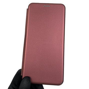Чохол-книжка для Xiaomi Redmi Note 11 Pro з підставкою на сяомі редмі нот 11 про бордова 0002048 фото
