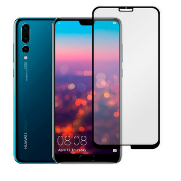 Захисне скло для телефона Huawei P20 Pro протиударне повноекранне на хуавей п20 про чорне 0038163 фото