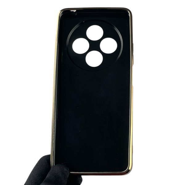 Чехол для Xiaomi Redmi A4 5G женский с золотой окантовкой с защитой камеры на сяоми редми а4 5г чёрный 0013895 фото