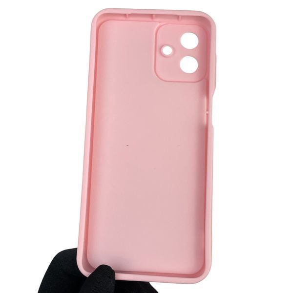 Чехол силиконовый оригинальный Soft Touch с 3D принтом смешного теда мишки для Samsung Galaxy A07 4G (SM-A075F) розовый (Полная защита камеры) 0048554 фото