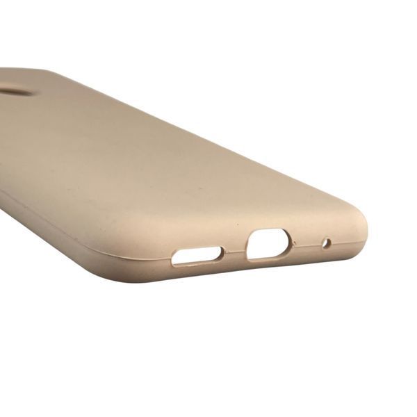 Чохол для Motorola Moto E40 силіконовий з мікрофіброю нековзний на моторола е40 пудровий 0031705 фото