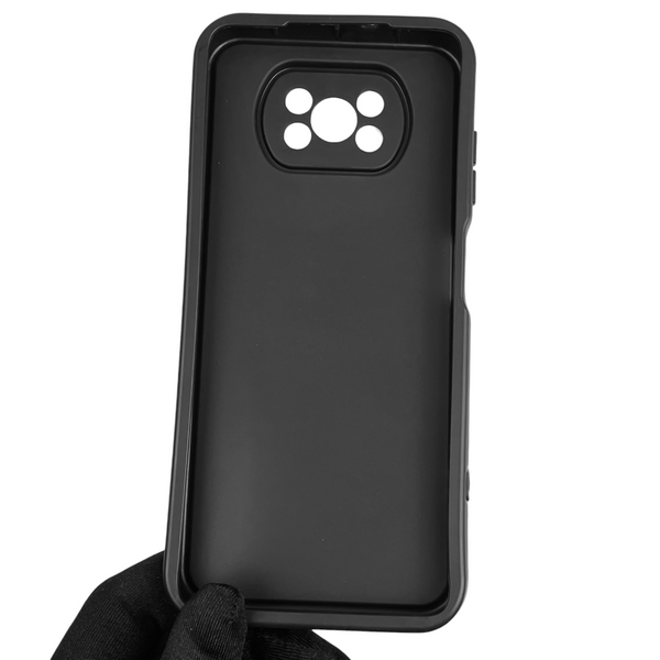 Чохол силіконовий Soft Touch з 3D принтом для Xiaomi Poco X3 Pro чорний (Повний захист камери) 0042132 фото