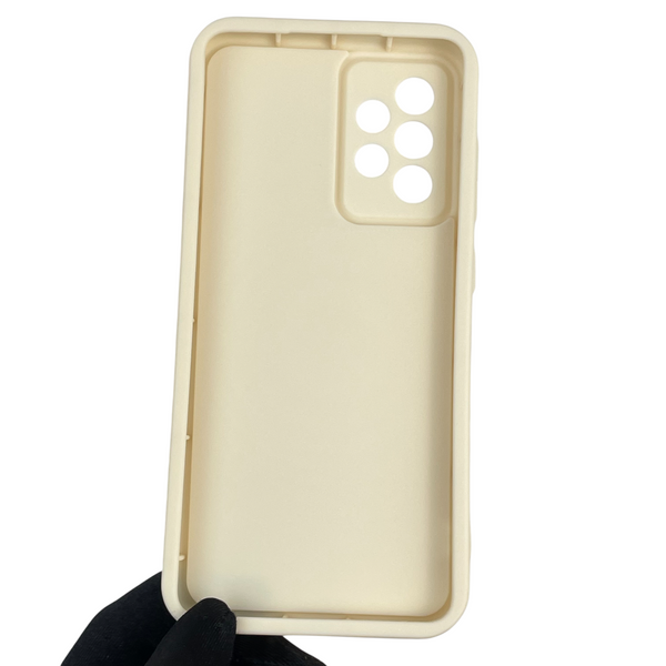 Чохол силіконовий Soft Touch з 3D принтом Майнкрафт для Samsung Galaxy A52 5G (SM-A526) молочний (Повний захист камери) 0041303 фото