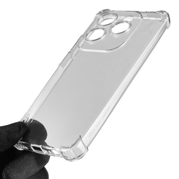 Чохол для Tecno Spark 20 Pro (KJ6) з бронь кутами вище екрана протиударний на техно спарк 20 про прозорий 0008432 фото